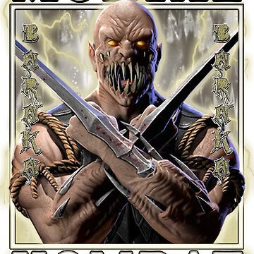 Mortal Kombat Baraka Smile Sticker for Sale by Shinobi23