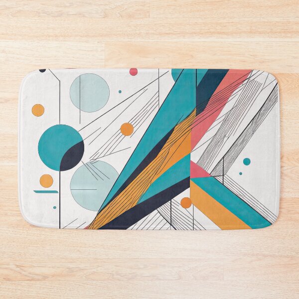 Item preview, Modern Minimalist Colorful Shapes Patterns designed and sold by Bilisik.