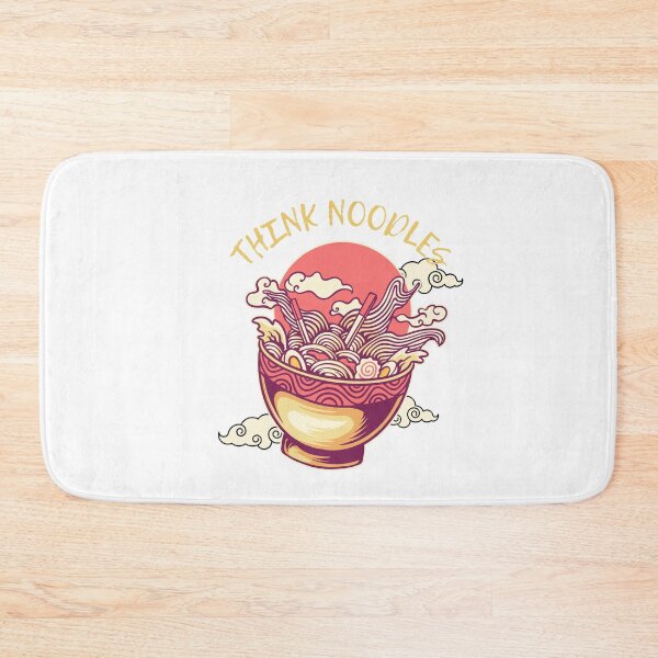 Item preview, Think noodles cute art  for noodles lovers designed and sold by tharaka-merch.