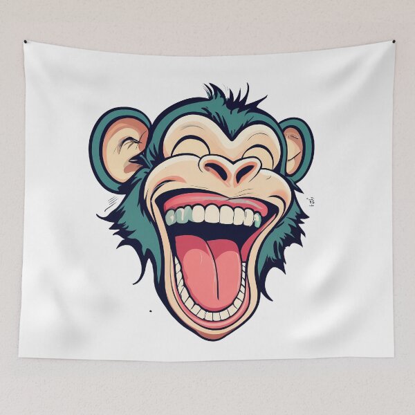 Item preview, monkey designed and sold by Windness Zao.