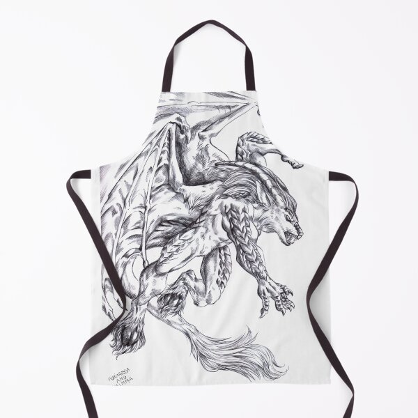 Item preview, Feral protector (black and white) designed and sold by Furiarossa.