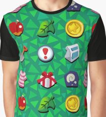 Animal Crossing - volle Taschen Grafik T-Shirt