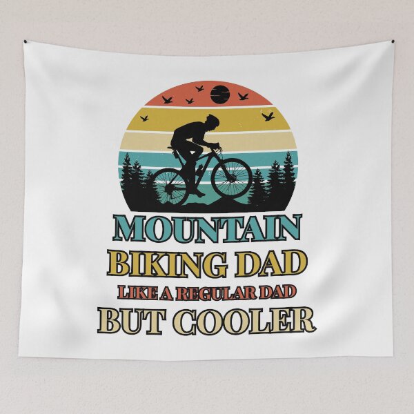 Item preview, Mountain Biking Dad - like a regular dad but cooler designed and sold by PlayfulMuse.
