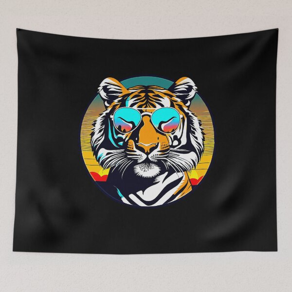 Item preview, Tiger wearing sunglasses designed and sold by PuraPercepcion.