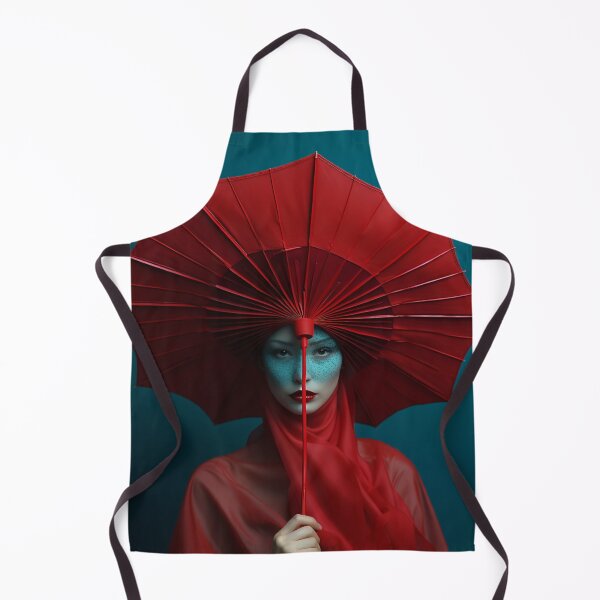 Item preview, Red umbrella hat, awesome AI arwork designed and sold by silent-violin.