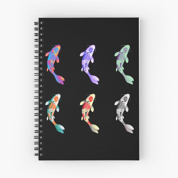 Aperçu de l'œuvre cute colorfull koi motif créée et vendue par soulsurferart.