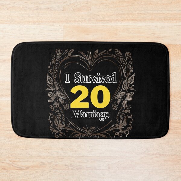 Item preview, I Survived 20 Years of Marriage designed and sold by muitee.