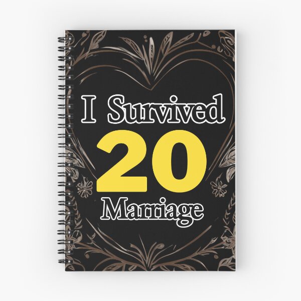 Item preview, I Survived 20 Years of Marriage designed and sold by muitee.