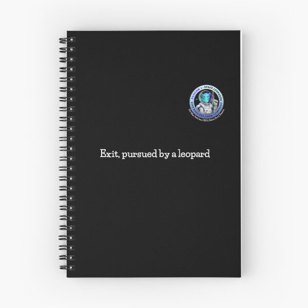 Item preview, Exit, Pursued by Leopard (con info, white text) designed and sold by Funcon.