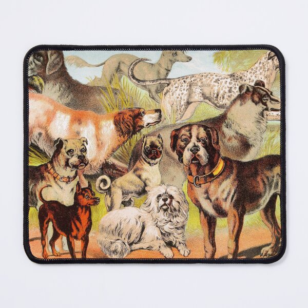 Item preview, Retriever - Chinese Dog - Coach Dog - Bull Dog - Setter - Pug - Shepherd - Sky Terrier - Mastiff - Vintage Dog Lover Gift designed and sold by ElegantTeaTime.