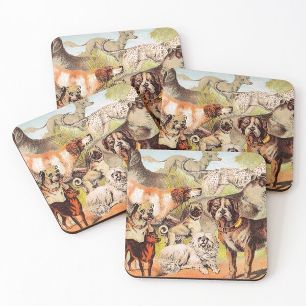 Item preview, Retriever - Chinese Dog - Coach Dog - Bull Dog - Setter - Pug - Shepherd - Sky Terrier - Mastiff - Vintage Dog Lover Gift designed and sold by ElegantTeaTime.
