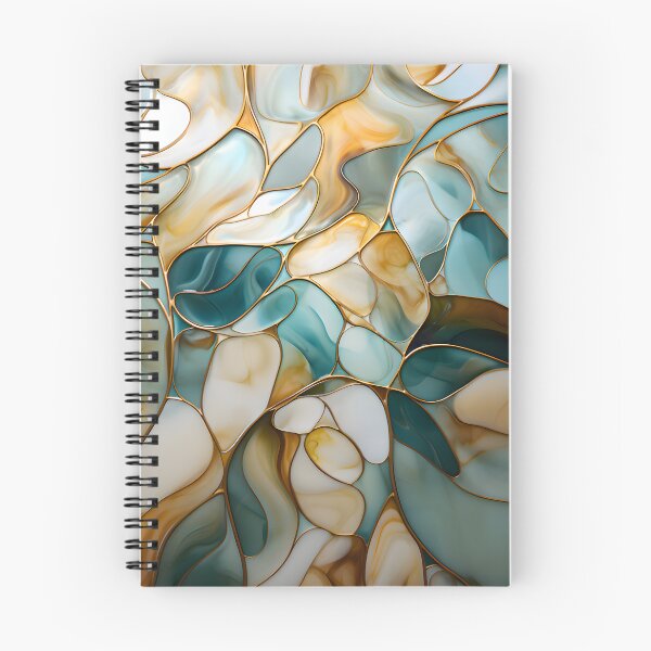 Item preview, Deco Shell in Teal and Gold Hues designed and sold by meggydesigns.