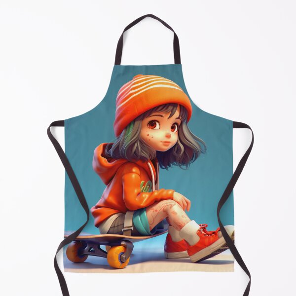 Item preview, Cute skateboarding, skateboard girl designed and sold by silent-violin.