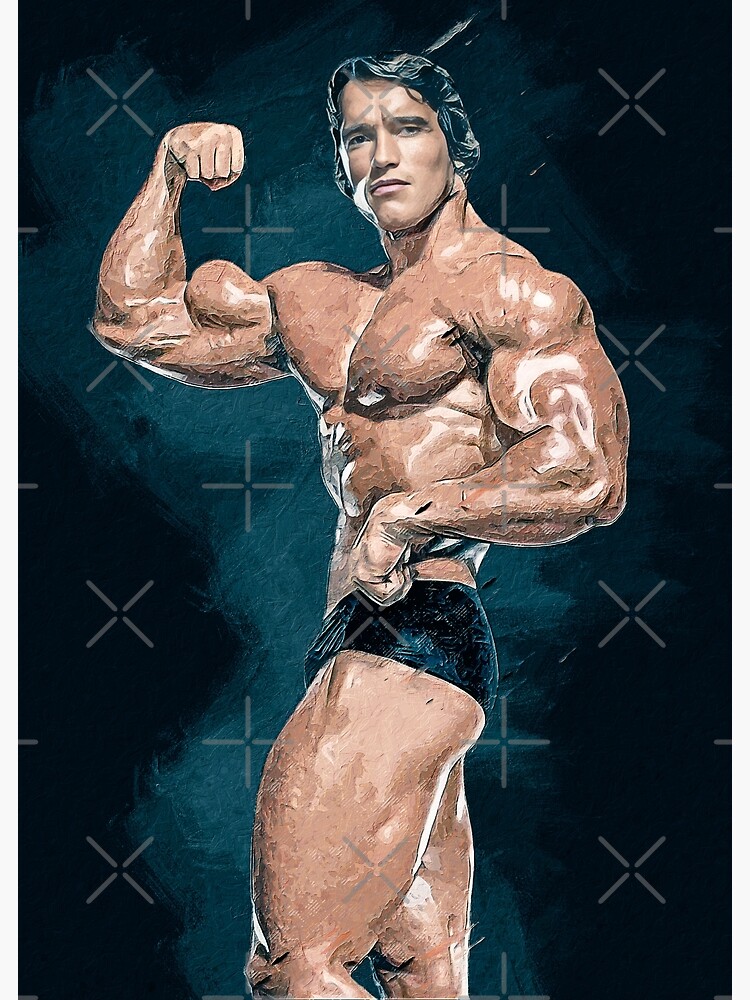 Arnold Schwarzenegger Bodybuilding Poster HD Print Muscle Workout Art  Painting