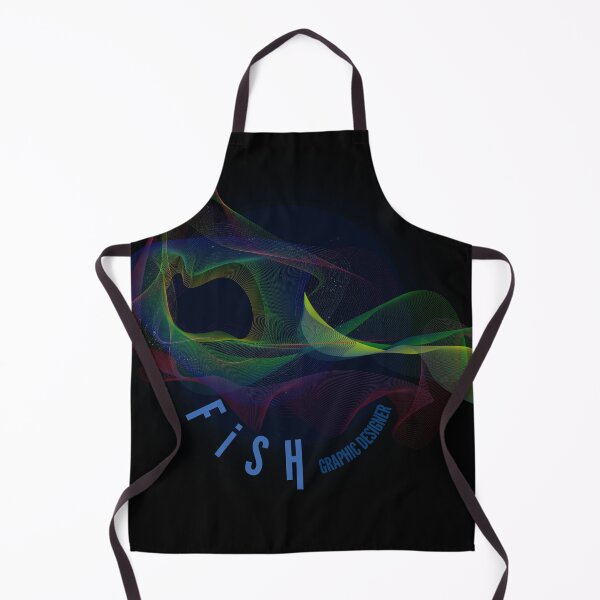 Item preview, Fish in graphic design collection line Art particle technic designed and sold by wudtipun.
