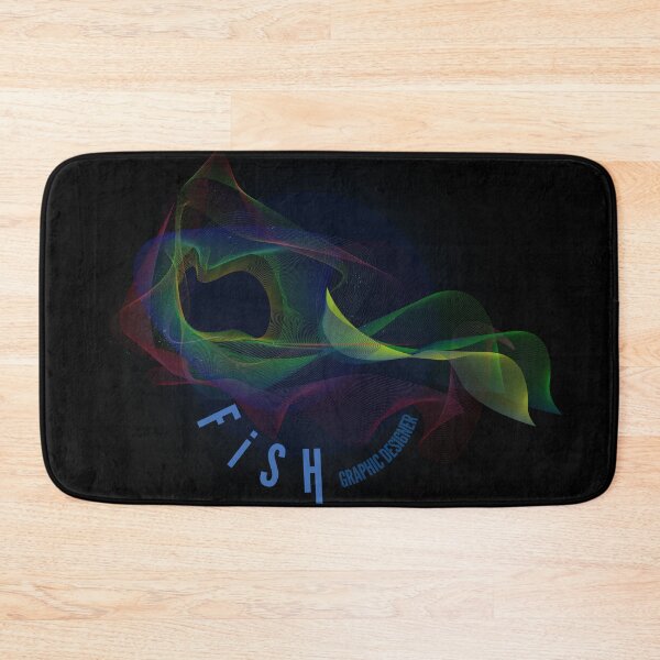 Item preview, Fish in graphic design collection line Art particle technic designed and sold by wudtipun.