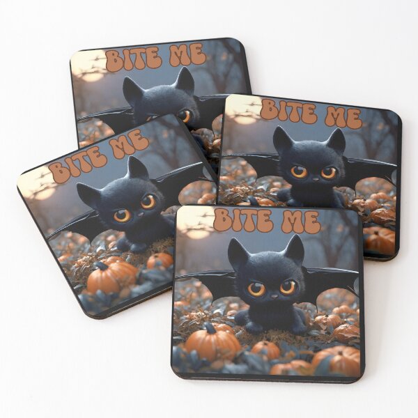 Item preview, Black Bat Cat,Black Bat Kitten,Vampire Cat designed and sold by BotunPeony.