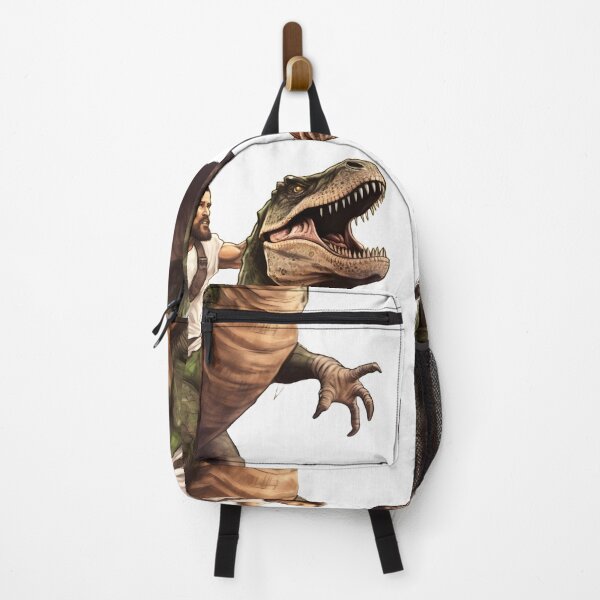 Item preview, Jesus Riding Dinosaur Throwing A Football. Who Would Jesus Draft in the first round of Fantasy Football? A T-Rex? designed and sold by ignasirus.
