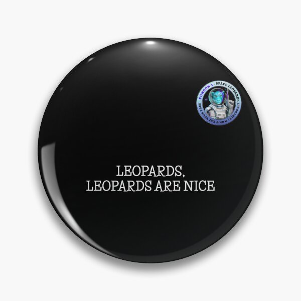 Item preview, Leopards Are Nice (white text) designed and sold by Funcon.