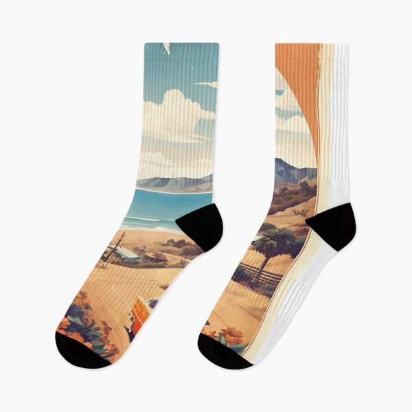 Item preview, Malibu Dreams: Vintage California Poster designed and sold by Ceemko's Vintage Corner.