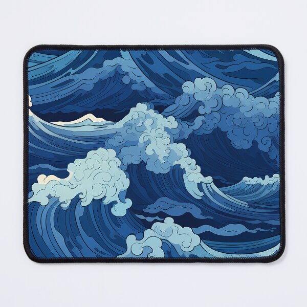 Item preview, Stormy Ocean, Seamless Pattern designed and sold by patternicco.