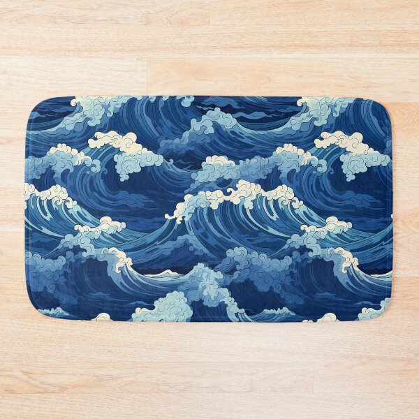 Item preview, Stormy Ocean, Seamless Pattern designed and sold by patternicco.