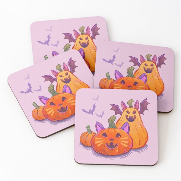 Item preview, Cat & Bat Pumpkins designed and sold by VictoriaHamre.