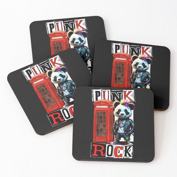 Item preview, A cool and cute punk rock panda designed and sold by Animal world designs.