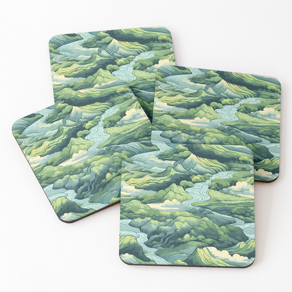 Item preview, Coasters (Set of 4) designed and sold by patternicco.