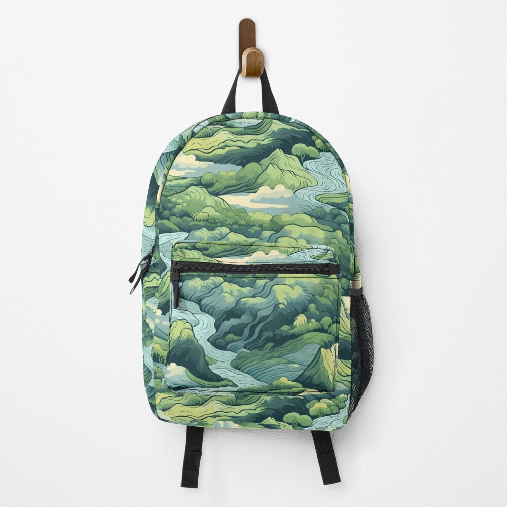 Item preview, Backpack designed and sold by patternicco.