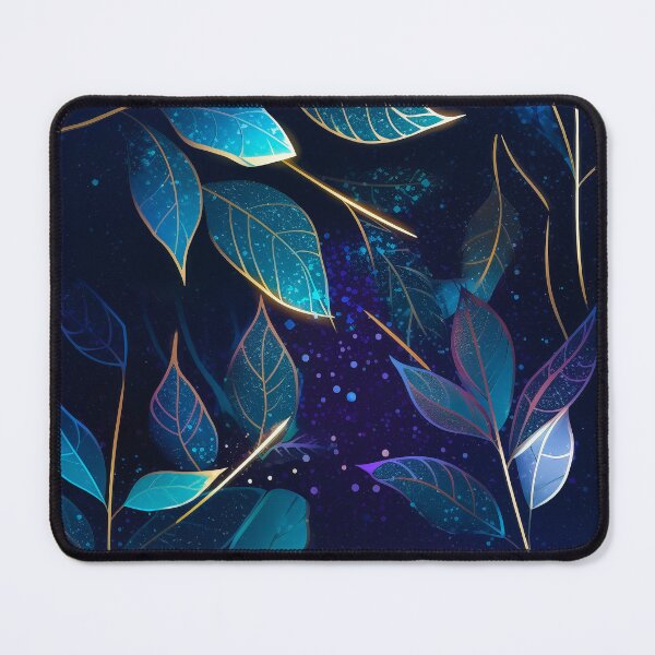 Item preview, Glowing Blue Leaves designed and sold by surfsprite.