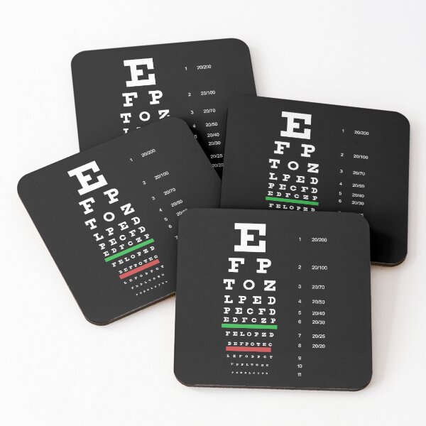 Item preview, Fun geek design featuring the Snellen eye test letter chart that ophthalmologists use designed and sold by BRINDELEGARD.