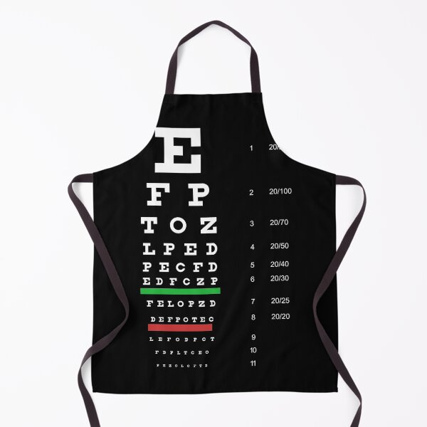 Item preview, Fun geek design featuring the Snellen eye test letter chart that ophthalmologists use designed and sold by BRINDELEGARD.