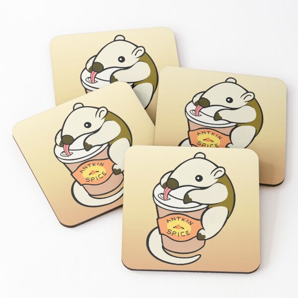 Item preview, anteater tamandua coffee pumpkin spice latte designed and sold by MiraNomegusta.