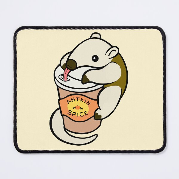 Item preview, anteater tamandua coffee pumpkin spice latte designed and sold by MiraNomegusta.
