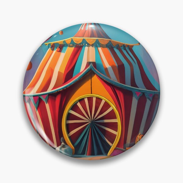 Item preview, Halloween Circus Delight: Jack-o'-Lantern Tent Extravaganza designed and sold by AgarutanPrint.