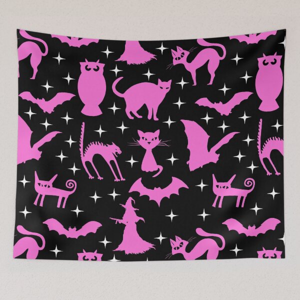 Item preview, Pink Halloween Pattern designed and sold by Khihi.