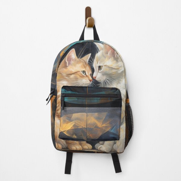 Item preview, Minimalism Kitties Golden Ratio Kittien Pride Lesbi gold and white cats designed and sold by GrinGalore.