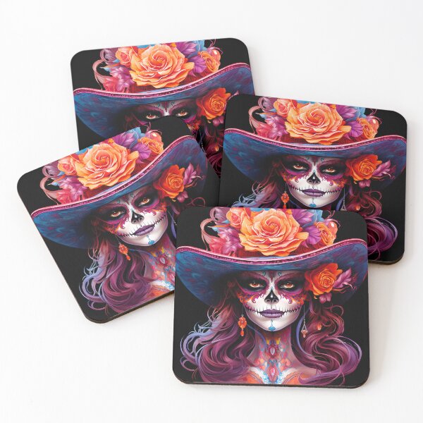 Item preview, Mexican La Catrina Mysterious Symbol of the Dia de los Muertos  designed and sold by PugD.