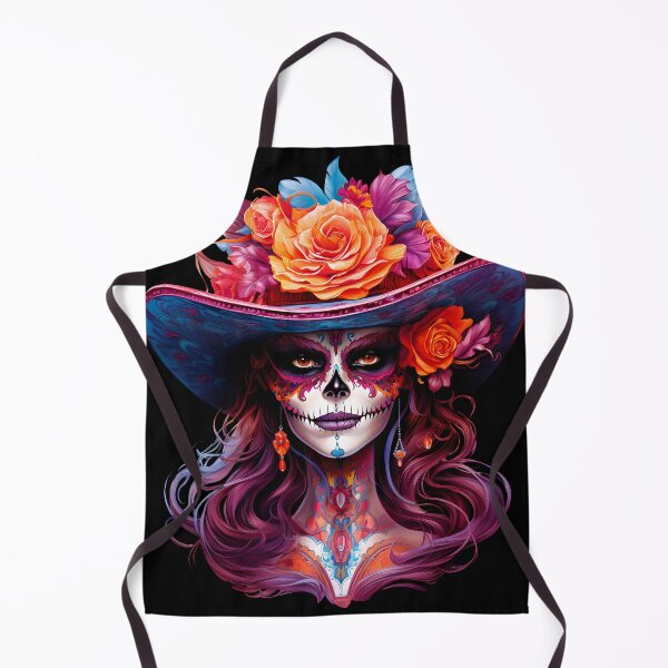 Item preview, Mexican La Catrina Mysterious Symbol of the Dia de los Muertos designed and sold by PugD.