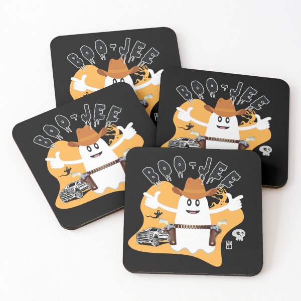 Item preview, BOO JEE Ghost - GHOST like a cowboy - cute Halloween - Cowboy designed and sold by ArtProjectShop.
