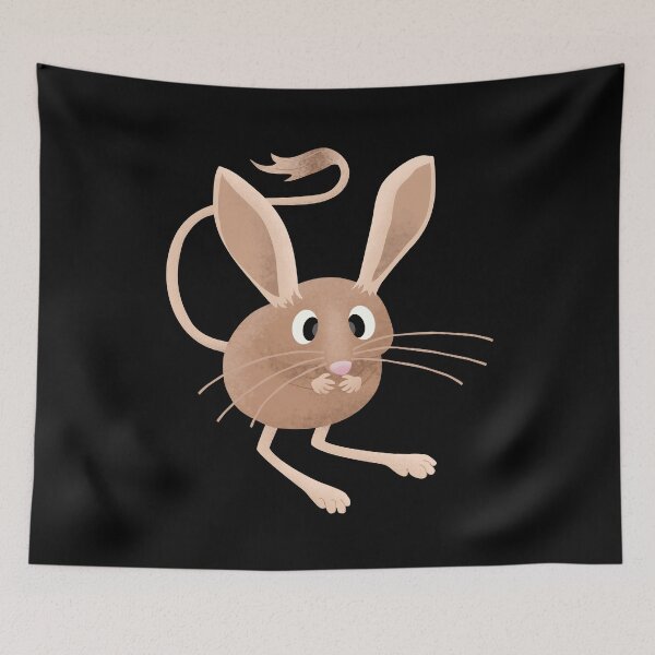 Item preview, Cute long eared jerboa cartoon for kids designed and sold by FrogFactory.