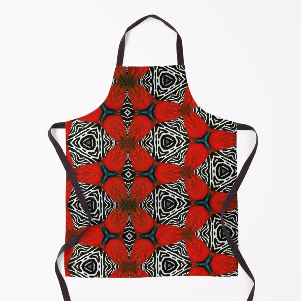 Item preview, Zebra Triangles Warrior Shield African Print Red Black designed and sold by SpiritGifts.