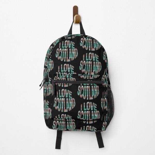 Item preview, I LOVE SCOTLAND Christmas Tartan Colour Typography Design designed and sold by MacPean.