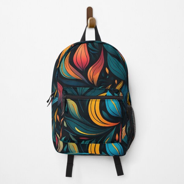 Item preview, Abstract Leaf Patterns in Stylish Black Tones - Flowing Nature Design designed and sold by Blendfactor.