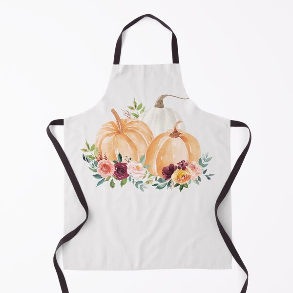 Item preview, Watercolor Fall Pumpkins Boho Flowers Thanksgiving designed and sold by Nature Hues.