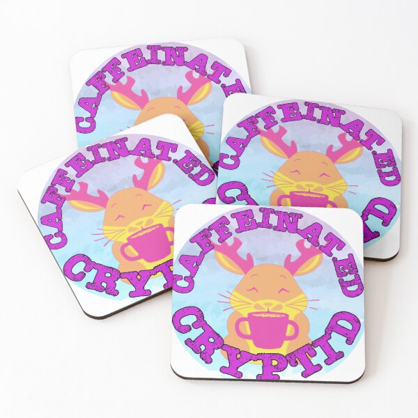 Item preview, Caffeinated Jackalope - Neon 2 designed and sold by ephemeragrrl.