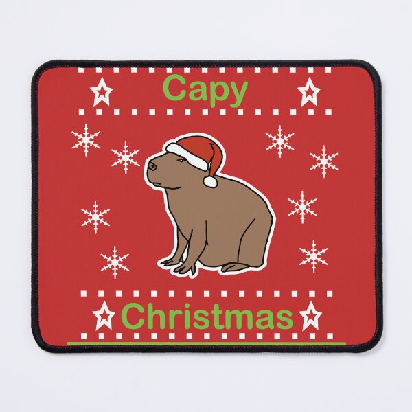 Item preview, Capybara says Capy Christmas designed and sold by ellenhenry.