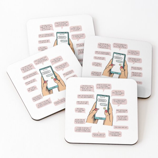 Item preview, Texts to Mom Card, Funny Birthday Card for Mom, Hilarious Mother’s Day Card, Ideal Gift for Mom, Calls Texting Mom Card designed and sold by Jesticker.