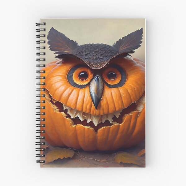 Item preview, Pumpkin with a face of an owl designed and sold by m-y-A-I-A-R-T-.